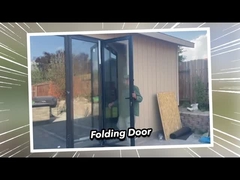 2 মিমি অ্যালুমিনিয়াম ডাবল গ্লাস প্রিমিয়াম আবহাওয়া প্রতিরোধী গ্লাস স্লাইডিং দরজা 2.1m উচ্চতা