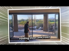 2 মিমি অ্যালুমিনিয়াম ডাবল গ্লাস প্রিমিয়াম আবহাওয়া প্রতিরোধী গ্লাস স্লাইডিং দরজা 2.1m উচ্চতা